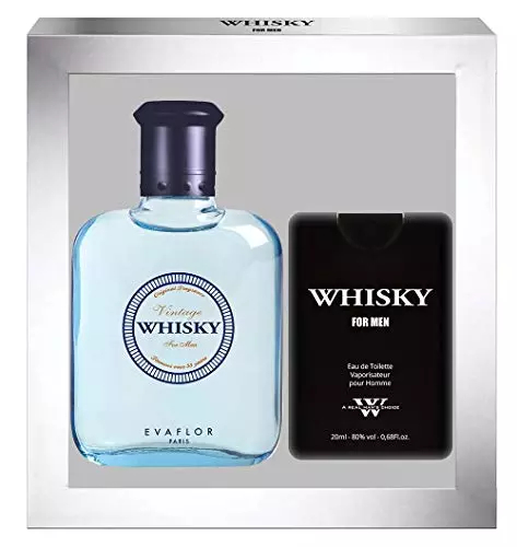EVAFLORPARIS Whisky Vintage Coffret Cadeau Eau de Toilette 100 ml + Parfum de Voyage Vaporisateur pour pour Homme 20 ml 3 EVAFLORPARIS Whisky Vintage Coffret Cadeau Eau de Toilette 100 ml + Parfum de Voyage Vaporisateur pour pour Homme 20 ml