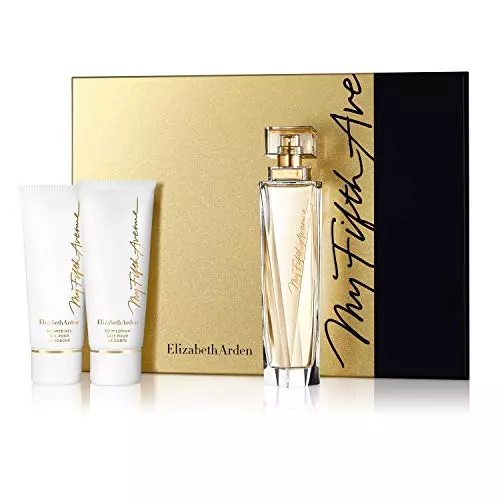 Elizabeth Arden My Fifth Avenue, Coffret Cadeau, 3 pièces, Eau de Parfum Femme Vaporisateur, Lait & Gel Douche pour Corps