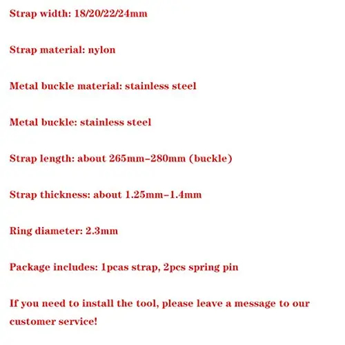 18mm/20mm/22mm/24mm Armée Sport Bracelet NATO en Nylon du Bracelet Montre Sport Montre Bracelet de Rechange, 20mm