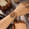 Montres en Bois pour Hommes et Femmes, Noyer Naturel/Bois d'olivier chronographe à Quartz Japonais VICVS, Bracelet réglable, Sports Militaires et Loisirs (Walnut-3)