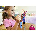 Barbie Bien-être coffret Sport avec poupée rousse, figurine chiot et 9 accessoires, jouet pour enfant, GJG57 17 Barbie Bien-être coffret Sport avec poupée rousse, figurine chiot et 9 accessoires, jouet pour enfant, GJG57 17