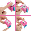 Barbie Famille coffret Anniversaire des Chiots avec poupée blonde, 2 figurines chiens, pâte à modeler et accessoires, jouet pour enfant, GXV75