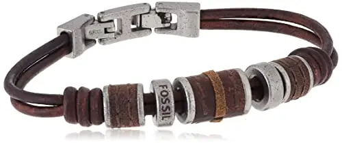 Bracelet perlé en Cuir, JF00900797