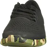 Crocs Women&rsquo;s Literide Pacer Sneakers, Basket Femme, Noir Camouflage, 35 EU 17
