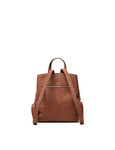 Desigual Back_Deja Vu Sumy Mini, Sac à Dos Femme, Marron, Taille Unique