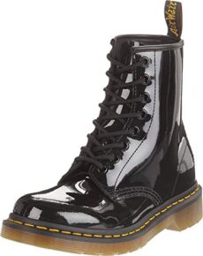 Dr. Martens Femme 1460 bovver boots, Noir, 38 EU