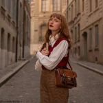ECOSUSI Sac Bandoulière pour Femme Sac à Main Vintage Sac Porté Epaule Rétro Sac Messenger pour Femme (Marron) 17