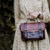 ECOSUSI Sac Bandoulière pour Femme Sac à Main Vintage Sac Porté Epaule Rétro Sac Messenger pour Femme (Marron)