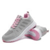 Femme Chaussure Sneakers Casual Sport Confortables Running Baskets Chaussures Outdoor Gym Fitness Tennis (42EU/CN42,Gris&Rose) 9 Femme Chaussure Sneakers Casual Sport Confortables Running Baskets Chaussures Outdoor Gym Fitness Tennis (42EU/CN42,Gris&Rose)