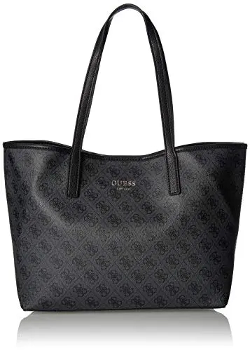 Guess Vikky, Cabas femme, Noir (Coal/Coa), 32.5x27x15 cm (W x H L)