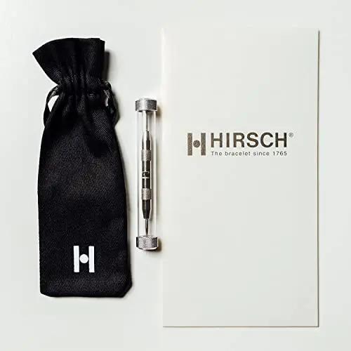 HIRSCH Bracelet montre Rallye M – cuir de buffle perforé – look sport automobile vintage – pour hommes et femmes – brun doré – 20 mm 3 HIRSCH Bracelet montre Rallye M - cuir de buffle perforé - look sport automobile vintage - pour hommes et femmes - brun doré - 20 mm