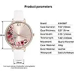 KIMOMT Montres Femmes Bracelet en Cuir Montres à Quartz de Luxe étanche Mode Montre-Bracelet créative pour Femmes Filles Dames 18 KIMOMT Montres Femmes Bracelet en Cuir Montres à Quartz de Luxe étanche Mode Montre-Bracelet créative pour Femmes Filles Dames 18
