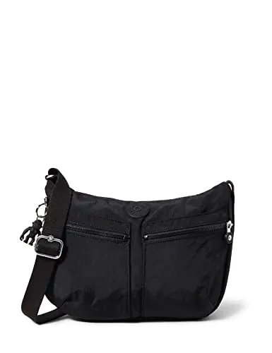 Kipling IZELLAH, Crossbody Femme, Noir, 21 Hauteur x 34 Largeur x 18.5 Profondeur cm