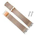LUNIQUESHOP Bracelet de Montre 18 mm Maille Acier Inoxdydable Bracelet à Libération Rapide (18, OR ROSE) 17 LUNIQUESHOP Bracelet de Montre 18 mm Maille Acier Inoxdydable Bracelet à Libération Rapide (18, OR ROSE) 17
