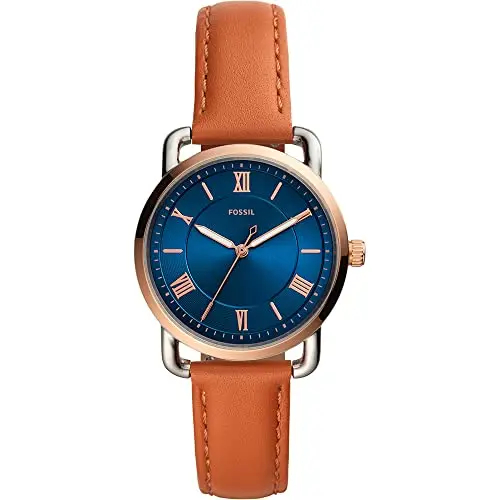 Montre Copeland de Fossil à Trois aiguilles en Acier Inoxydable pour femme, ES4825 Montre Copeland de Fossil à Trois aiguilles en Acier Inoxydable pour femme, ES4825