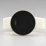 Montre connectée unisexe Oozoo bracelet en silicone doré / blanc 40 MM Q00102 17