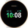 Montre connectée unisexe Oozoo bracelet en silicone doré / blanc 40 MM Q00102