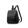 NICOLE&DORIS Mode Femme Sac à Dos Mini Sac à Dos en Faux Cuir Sac à Dos pour Femme Sac d'épaule Sacs à Dos Filles Noir