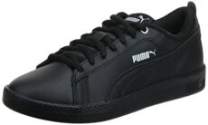 PUMA Smash Wns V2 L Sneaker Basse Femme Puma Black-Puma Black 39 EU