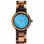 RORIOS Femmes Montre en Bois Analogique Quartz avec Bracelet en Bois Élégant Naturel Montres Mode Montre pour Dames Femmes 16