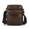 Sacoche pour homme en cuir véritbale taille unique Brown-039