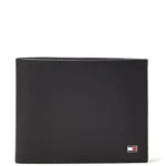 Tommy Hilfiger Portefeuille Homme Eton Trifold en Cuir, Noir (Black), Taille unique 16