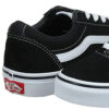 Vans Ward, Sneaker Basse Homme, Noir ((Suede/Canvas) Black/White C4r), 39 EU