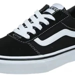 Vans Ward, Sneaker Basse Homme, Noir ((Suede/Canvas) Black/White C4r), 39 EU 16