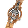 Zimuuy Montre Dames Mode Quartz Montres pour Femmes Montre en Bois Cadeau Femmes Anniversaire (A)