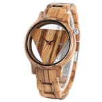 Zimuuy Montre Dames Mode Quartz Montres pour Femmes Montre en Bois Cadeau Femmes Anniversaire (A) 16
