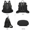 shepretty Femme Anti-vol Sac à Dos imperméable, 8864Noir