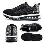 sotirsvs Homme Femme Air Baskets Chaussures de Course Gym Fitness Sport Sneakers Style Running Multicolore Respirante Blackwhite 35 EU 17 sotirsvs Homme Femme Air Baskets Chaussures de Course Gym Fitness Sport Sneakers Style Running Multicolore Respirante Blackwhite 35 EU 17