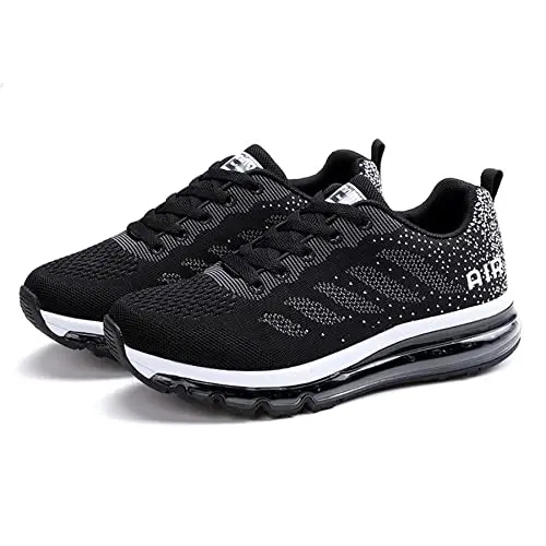 sotirsvs Homme Femme Air Baskets Chaussures de Course Gym Fitness Sport Sneakers Style Running Multicolore Respirante Blackwhite 35 EU 3 sotirsvs Homme Femme Air Baskets Chaussures de Course Gym Fitness Sport Sneakers Style Running Multicolore Respirante Blackwhite 35 EU