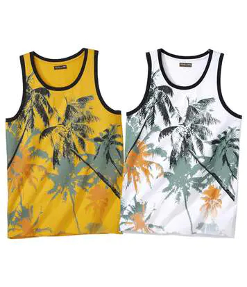 Lot de 2 Débardeurs Imprimés Santa Barbara 3 Lot de 2 Débardeurs Imprimés Santa Barbara