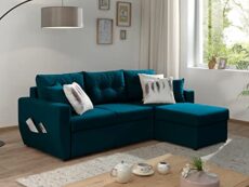 Bestmobilier – Astoria – canapé d’angle réversible – Convertible avec Coffre – Style Contemporain- 4 Places
