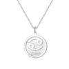 Astrologie esthétique Colliers gravés Constellation Personnalisée Bijoux Preppy Faits à la main Cadeaux Scorpion Femme Adolescente Sagittaire Idées Cadeaux Cercle Personnalisé Pièce Argent Mignon