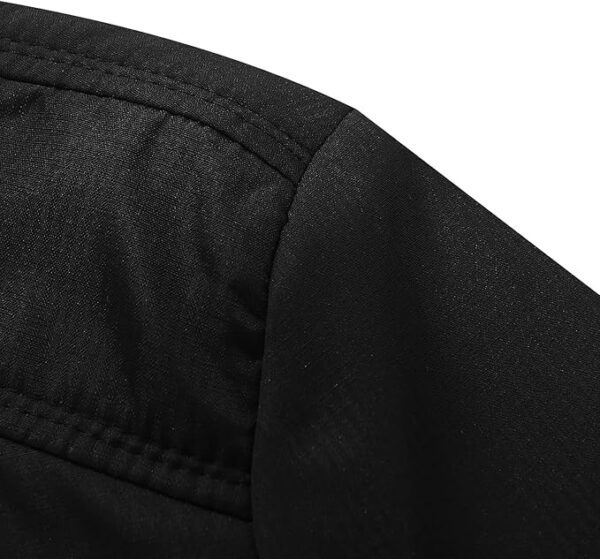 KUDORO Blouson Homme Léger pour Printemps Été Zippée Veste d’Extérieur Casual Bomber de Couleur Uni Veste Coupe-Vent à Col Montant Jacket Homme de l’Aviateur Thin Classique Décontracté(Noir,XL) 5 KUDORO Blouson Homme Léger pour Printemps Été Zippée Veste d'Extérieur Casual Bomber de Couleur Uni Veste Coupe-Vent à Col Montant Jacket Homme de l'Aviateur Thin Classique Décontracté(Noir,XL)