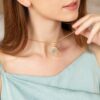 Collier de fleurs pressées en dentelle Myosotis et Queen Anne | Collier de fleurs pressées en or | Colliers personnalisés faits à la main pour femmes | Bijoux Myosotis | collier femme | 45 CM 19 Collier de fleurs pressées en dentelle Myosotis et Queen Anne | Collier de fleurs pressées en or | Colliers personnalisés faits à la main pour femmes | Bijoux Myosotis | collier femme | 45 CM