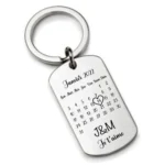 Porte clé personnalisé calendrier en inox miroir, cadeau de rencontre, date de naissance, d’anniversaire, Saint Valentin ou pour un couple 16 Porte clé personnalisé calendrier en inox miroir, cadeau de rencontre, date de naissance, d’anniversaire, Saint Valentin ou pour un couple 16