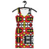 Robe africaine robe wax Samakaka Ankara Angolais Angola tissu africain pagne imprimé motif Kizomba Semba élastique stretch cintrée coloré afro - Kizmethat