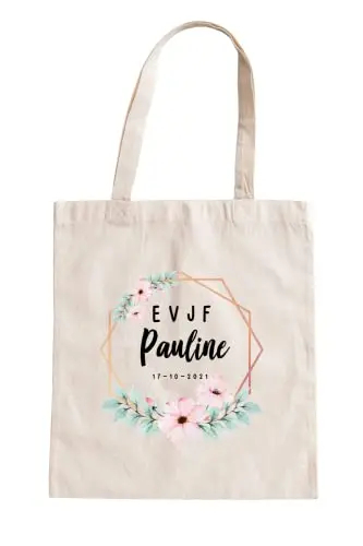 Tote Bag personnalisé pour EVJF Enterrement de vie de jeune fille dans un style bohème chic