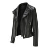YYNUDA Blouson Cuir Biker Revers Veste Motard Femme Jacket Bombers Aviateur Léger Manteau Moto Printemps/Automne Noir M 11 YYNUDA Blouson Cuir Biker Revers Veste Motard Femme Jacket Bombers Aviateur Léger Manteau Moto Printemps/Automne Noir M