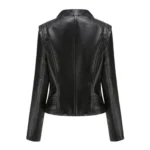 YYNUDA Blouson Cuir Biker Revers Veste Motard Femme Jacket Bombers Aviateur Léger Manteau Moto Printemps/Automne Noir M 18 YYNUDA Blouson Cuir Biker Revers Veste Motard Femme Jacket Bombers Aviateur Léger Manteau Moto Printemps/Automne Noir M 18