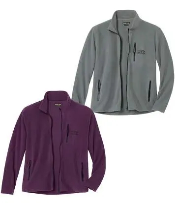 Lot de 2 Vestes Polaires Sport Mountain 3 Lot de 2 Vestes Polaires Sport Mountain