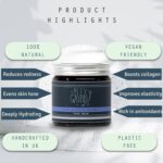 The Ilex Wood Coffret cadeau crème et sérum anti-âge pour le visage à l&rsquo;encens et la bergamote pour homme et femme 100% naturel Sans cruauté envers les animaux Sans huile de palme, sans plastique. 28