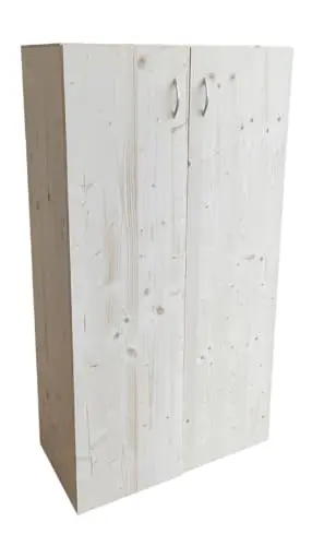 Armoire en Bois Massif, Meubles de Rangement pour intérieur et extérieur 80x40x150 cm 3 Armoire en Bois Massif, Meubles de Rangement pour intérieur et extérieur 80x40x150 cm
