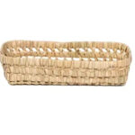 Bohome Living – Panier de Rangement en Osier, Corbeille à pain, Cosmétiques, Câbles, Fait Main (27 x 12cm) 18