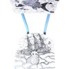 Chaise marine LE KRAKEN, dessin à la main, protégé, chaise d'art ou pour s'asseoir