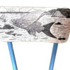 Chaise marine LE KRAKEN, dessin à la main, protégé, chaise d'art ou pour s'asseoir