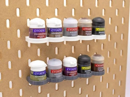 Citadel Paint Holder 12ml for SKADIS or UPPSPEL : Porte-peinture acrylique pour figurines, Organisation pour peintures acryliques